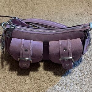 Women's Suede Purple Mini / new coach just came out online purple is sold out